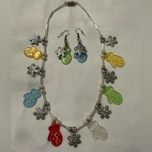 Colorful Mitten and Snowflake Jewelry Set
*3 for $30